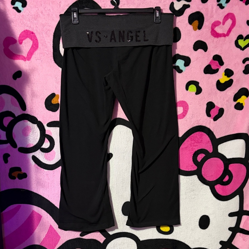 Victoria’s secret Fold over flare short cut yoga pants